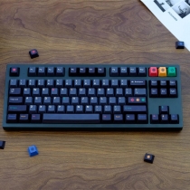 Dark Light 104+25 PBT Dye-subbed Keycaps Set Cherry Profile for MX Switches Mechanical Gaming Keyboard